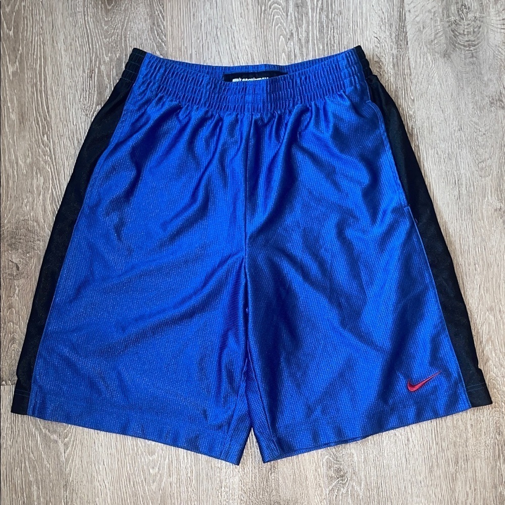 Nike Y2K Men's Athletic Shorts in Blue and navy size medium basketball shorts